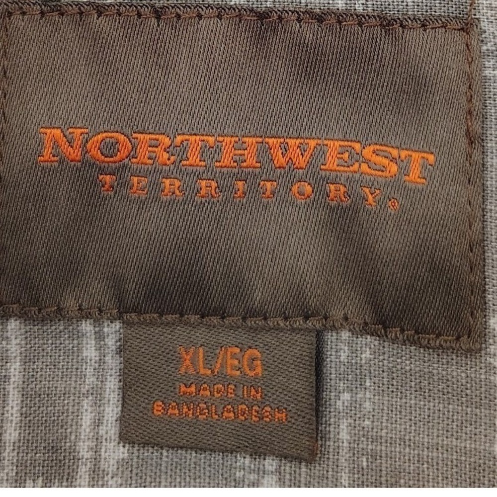 Northwest Territory Gray Button Down Shirt Men's‎ XL - Picture 7 of 9